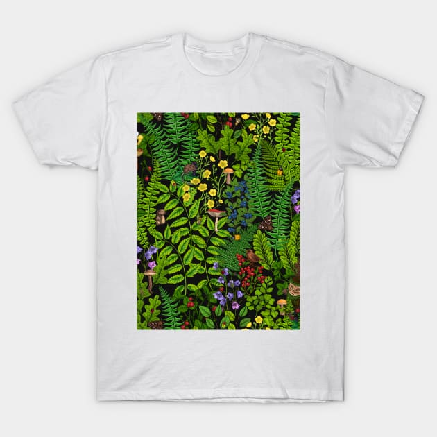 Forest fauna and flora T-Shirt by katerinamk